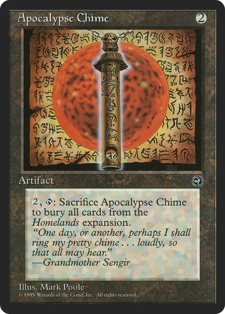 Carillon de l'apocalypse — Homelands — Magic: The Gathering