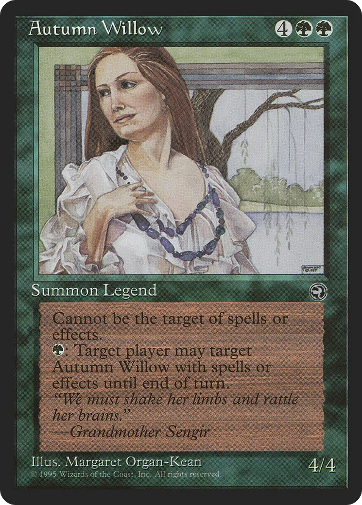 Autumn Willow — Homelands — Magic: The Gathering
