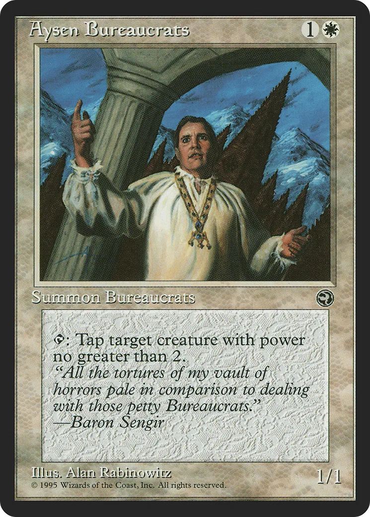 Aysen Bureaucrats — Homelands — Magic: The Gathering