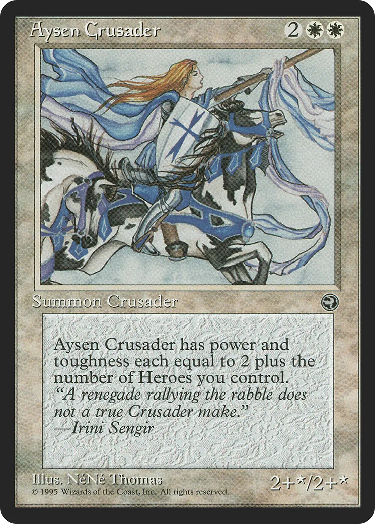 Aysen Crusader — Homelands — Magic: The Gathering