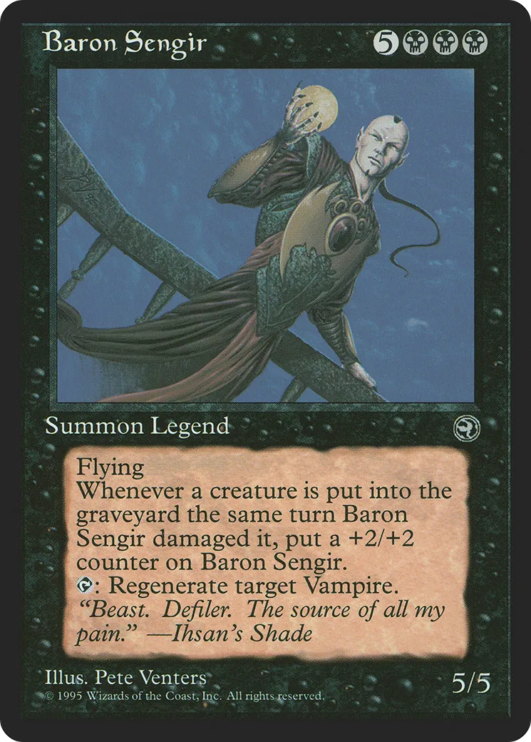 Baron Sengir — Homelands — Magic: The Gathering