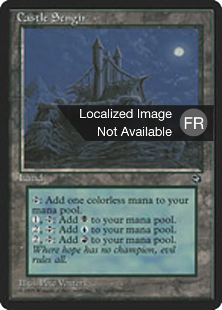Château Sengir — Homelands — Magic: The Gathering