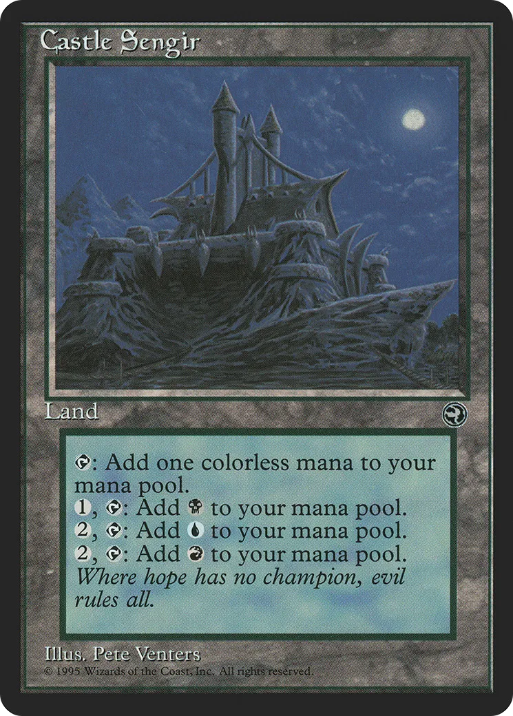 Castle Sengir — Homelands — Magic: The Gathering