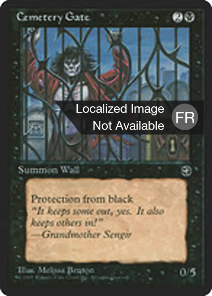 Grille du cimetière — Homelands — Magic: The Gathering
