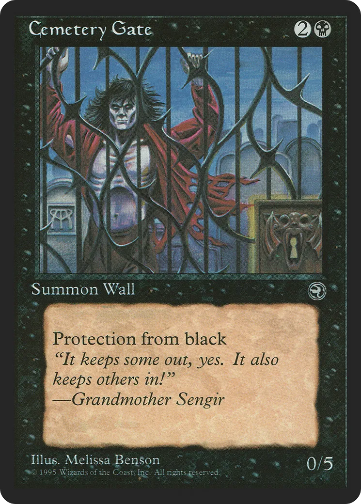 Grille du cimetière — Homelands — Magic: The Gathering