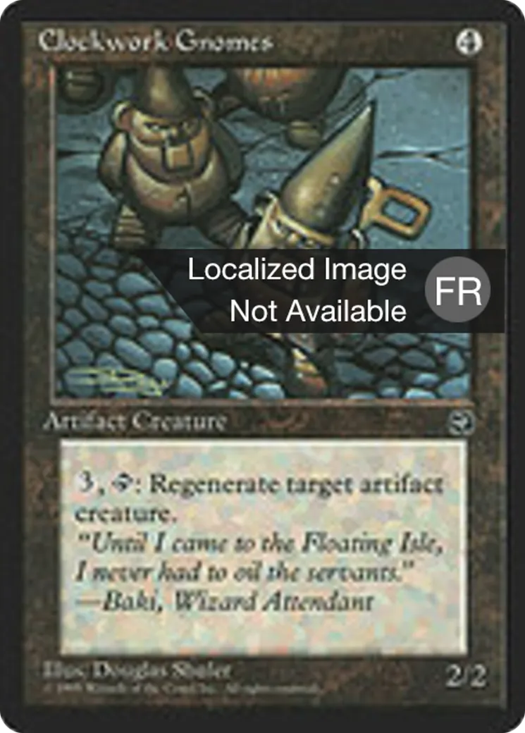 Gnomes mécaniques — Homelands — Magic: The Gathering