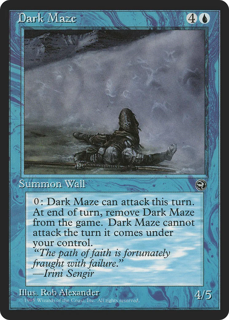 Dark Maze — Homelands — Magic: The Gathering