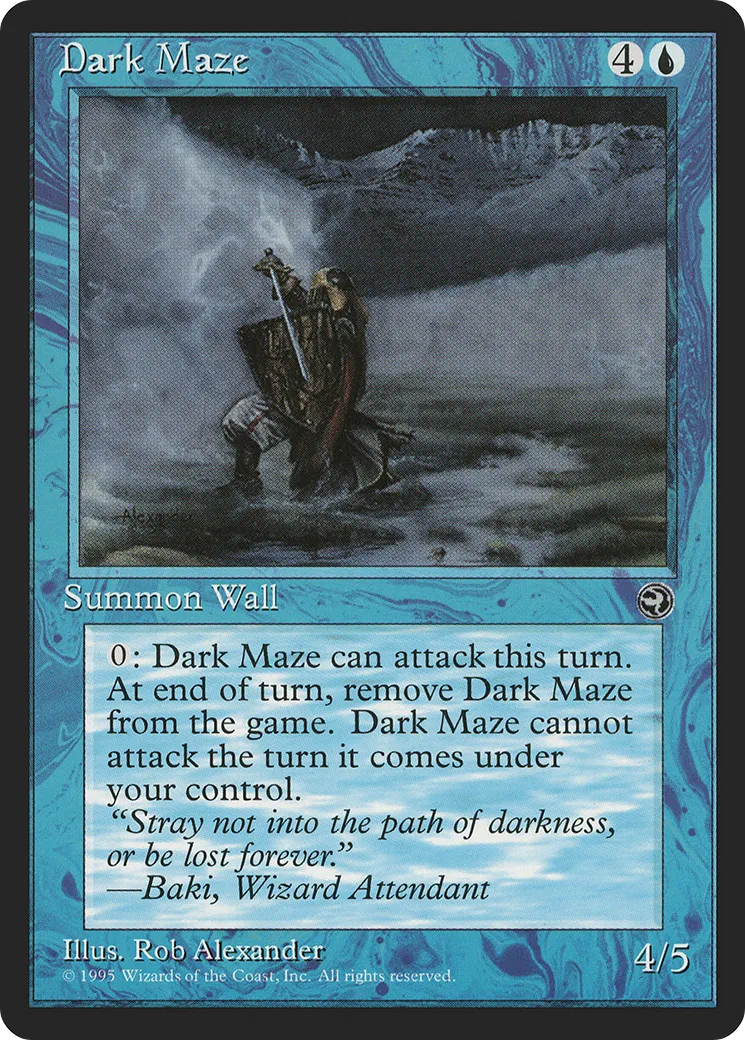 Dark Maze — Homelands — Magic: The Gathering