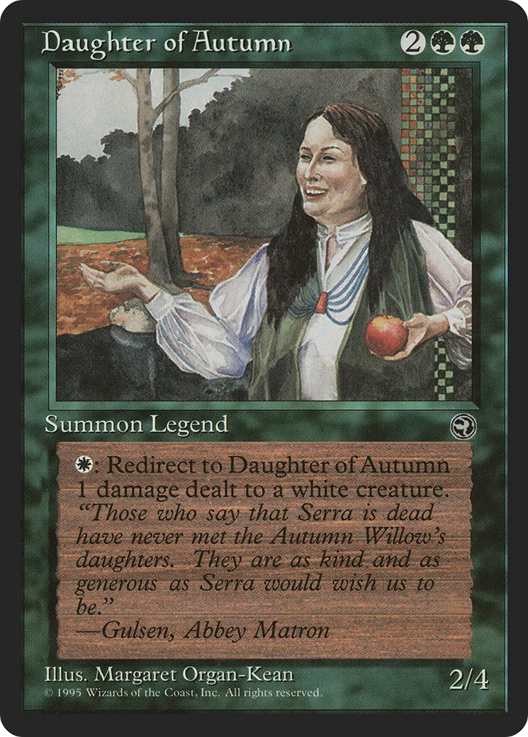 Daughter of Autumn — Homelands — Magic: The Gathering