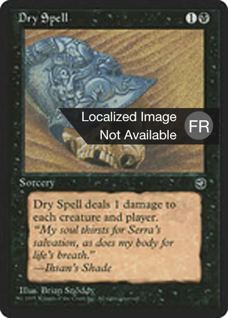 Sort de dessèchement — Homelands — Magic: The Gathering