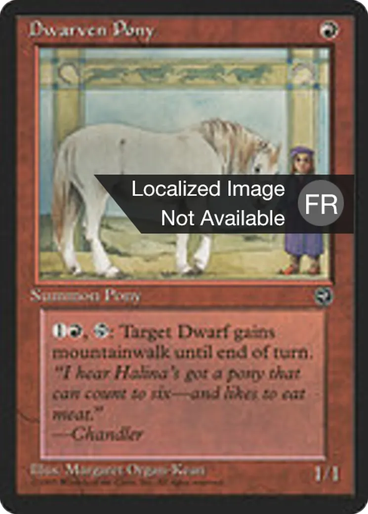 Poney des nains — Homelands — Magic: The Gathering