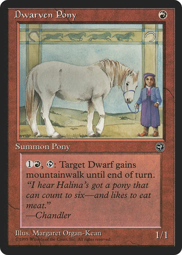 Dwarven Pony — Homelands — Magic: The Gathering