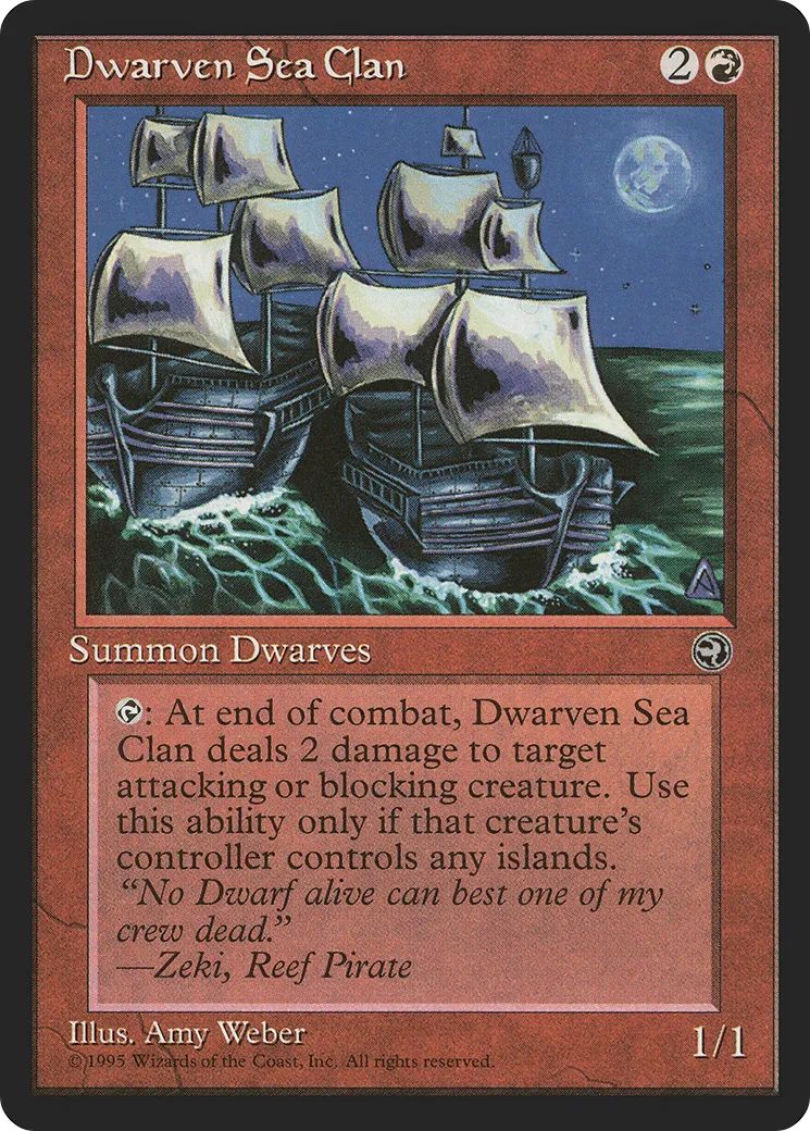 Clan des mariniers nains — Homelands — Magic: The Gathering