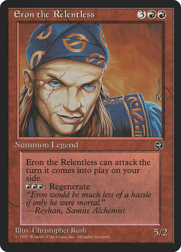 Eron the Relentless — Homelands — Magic: The Gathering