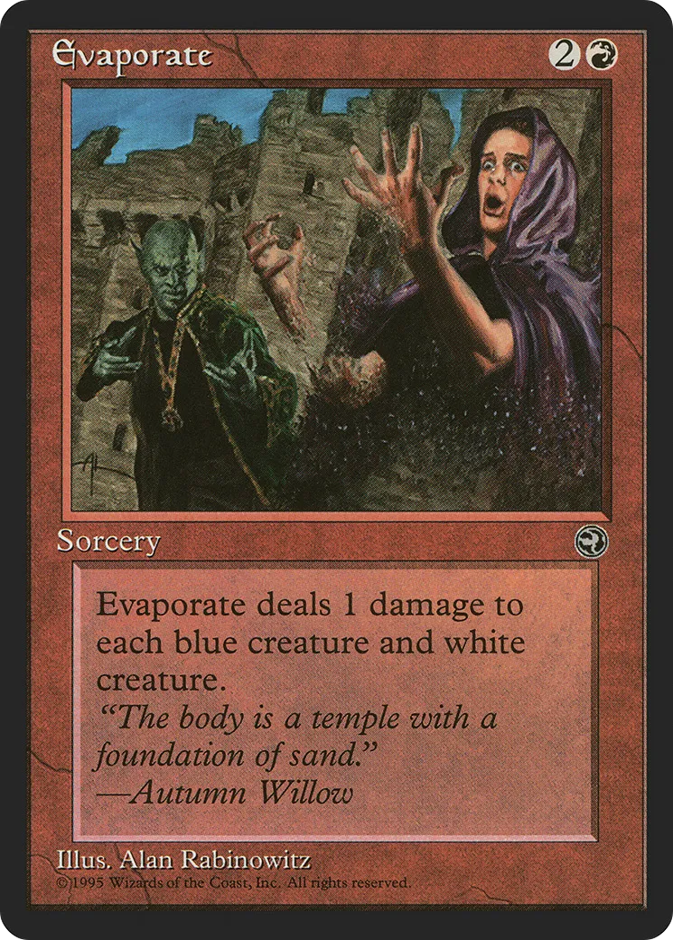 Evaporate — Homelands — Magic: The Gathering