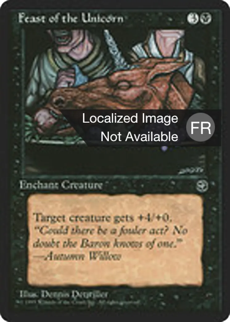 Dévoration de la licorne — Homelands — Magic: The Gathering
