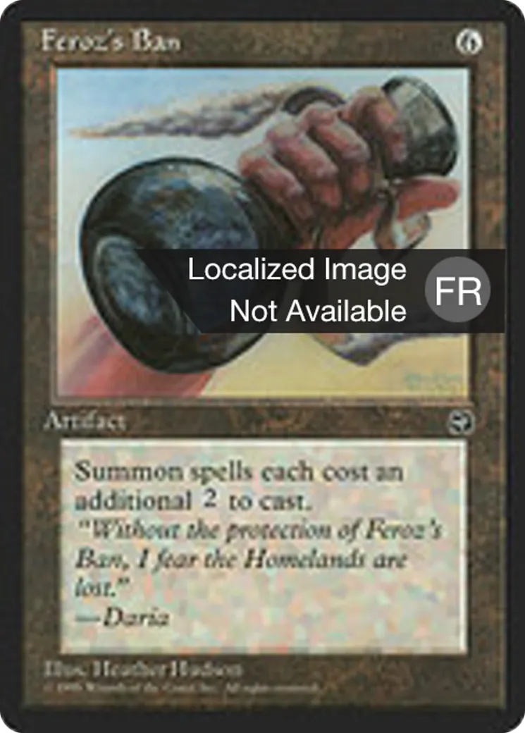 Bannissement selon Feroz — Homelands — Magic: The Gathering