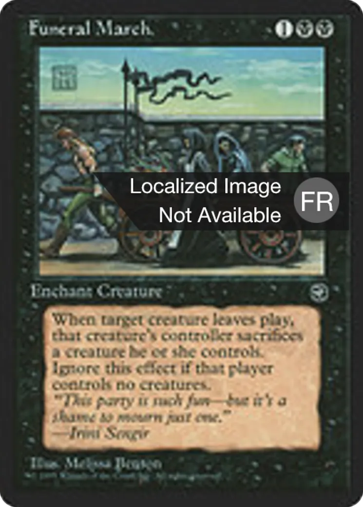 Cortège funèbre — Homelands — Magic: The Gathering