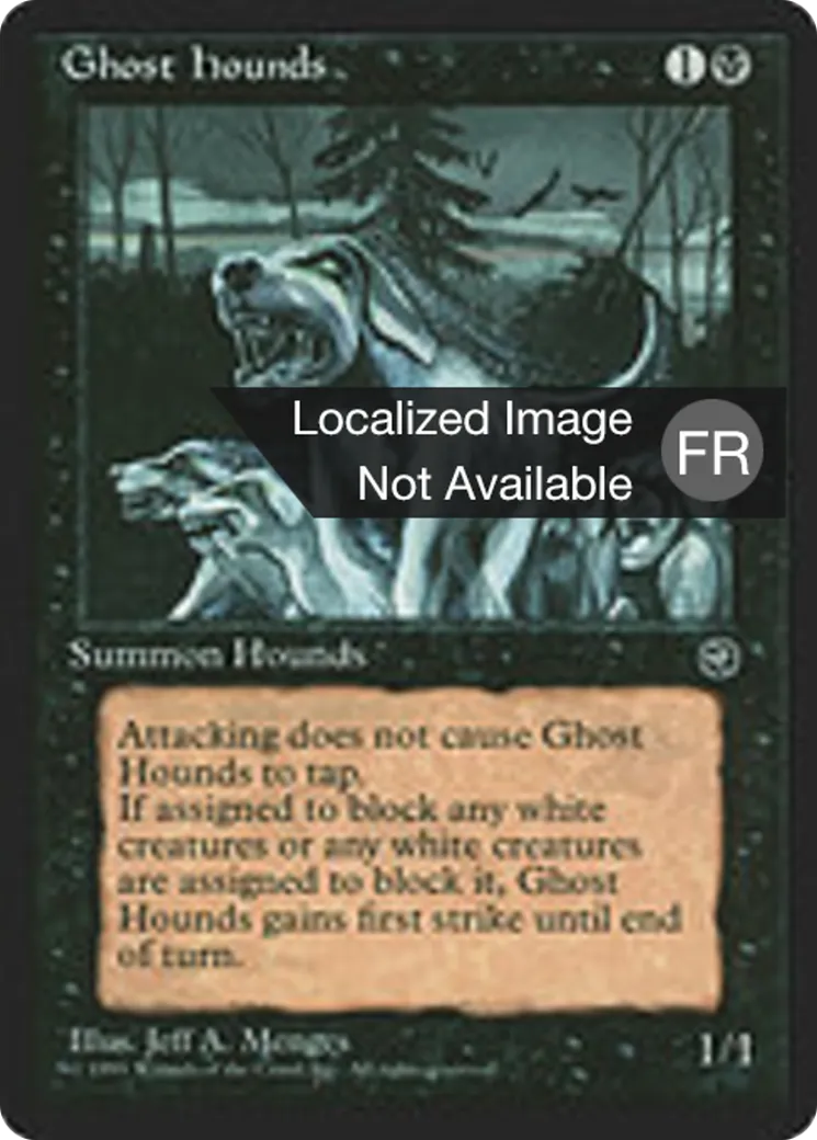Chiens de chasse fantômes — Homelands — Magic: The Gathering