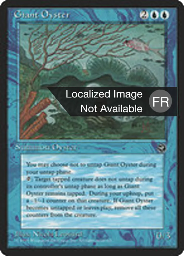 Huître géante — Homelands — Magic: The Gathering