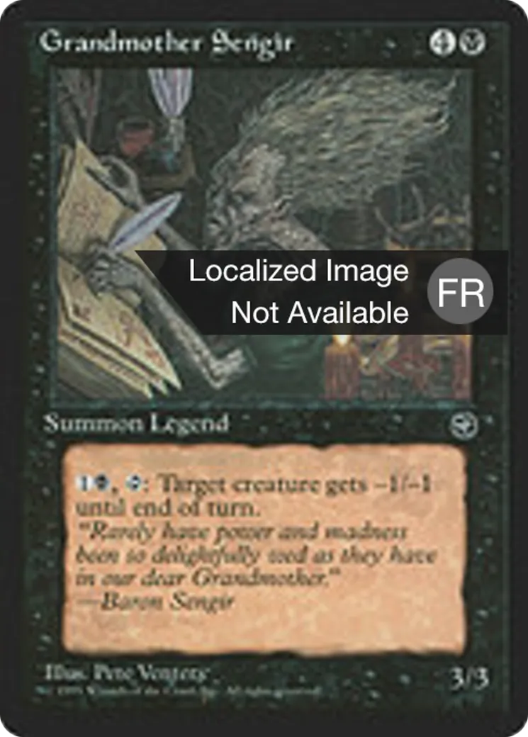 Grand-mère Sengir — Homelands — Magic: The Gathering