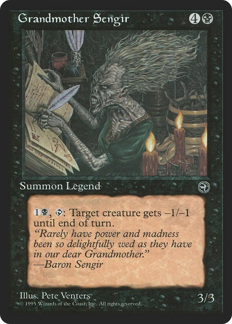 Grand-mère Sengir — Homelands — Magic: The Gathering