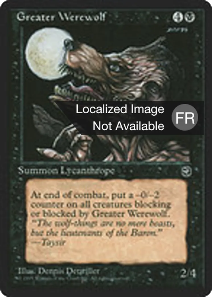 Grand loup-garou — Homelands — Magic: The Gathering