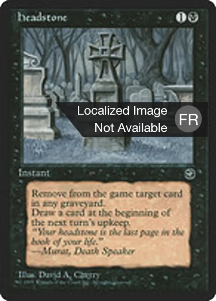 Pierre tombale — Homelands — Magic: The Gathering