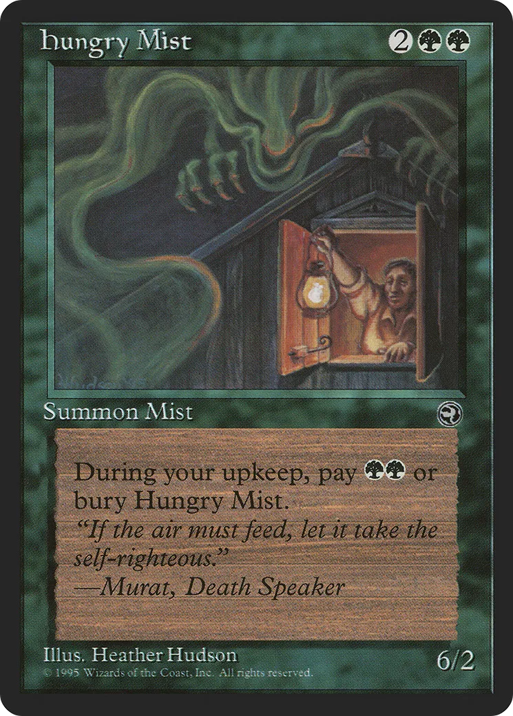 Hungry Mist — Homelands — Magic: The Gathering