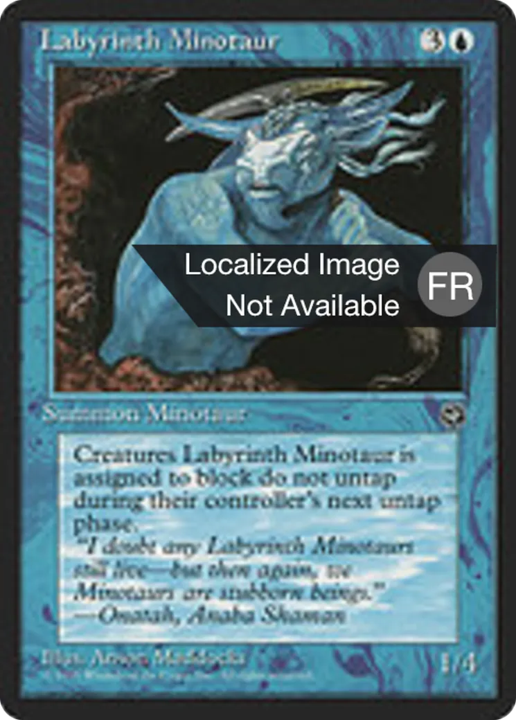 Minotaure des labyrinthes — Homelands — Magic: The Gathering