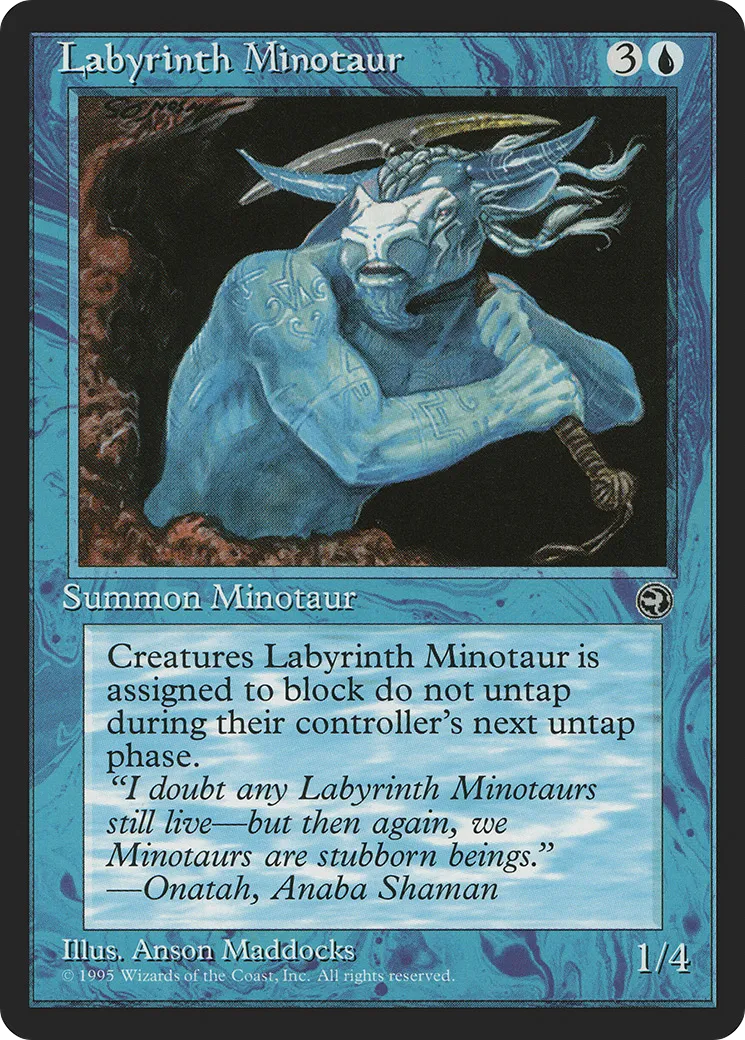 Minotaure des labyrinthes — Homelands — Magic: The Gathering