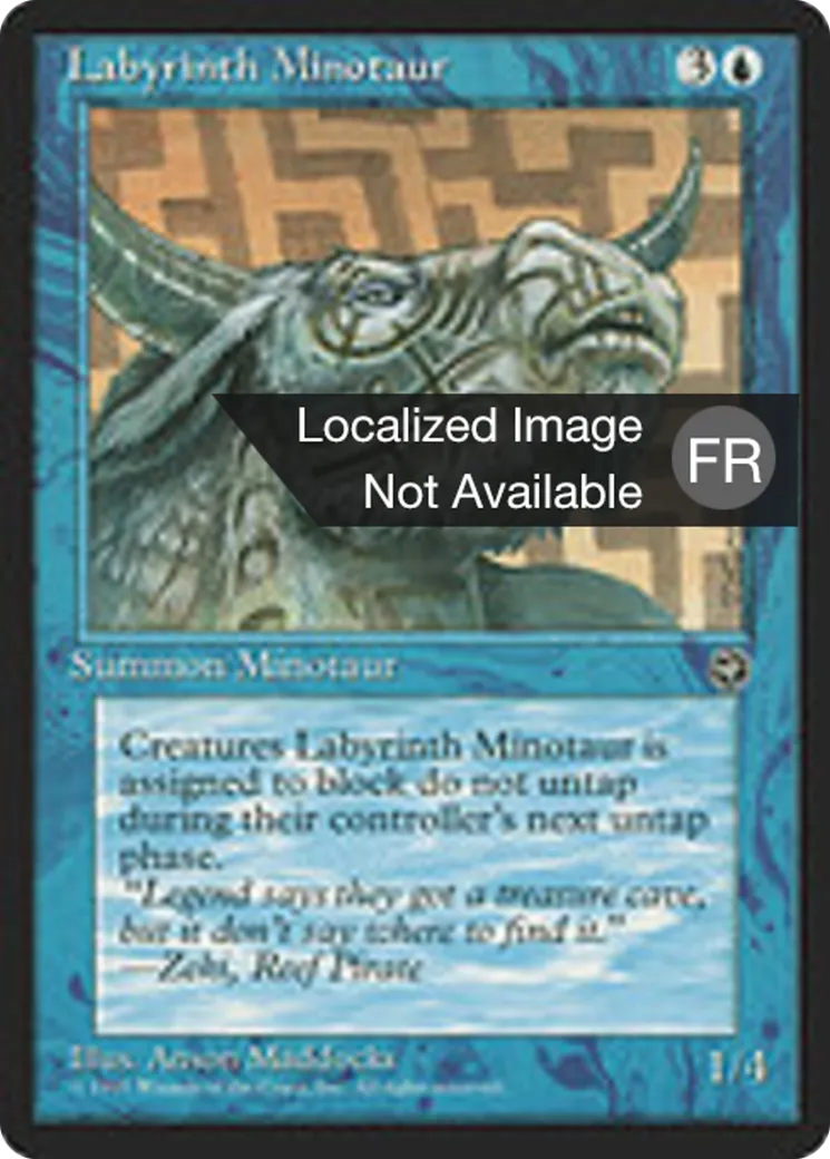 Minotaure des labyrinthes — Homelands — Magic: The Gathering