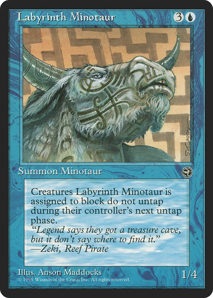 Minotaure des labyrinthes — Homelands — Magic: The Gathering