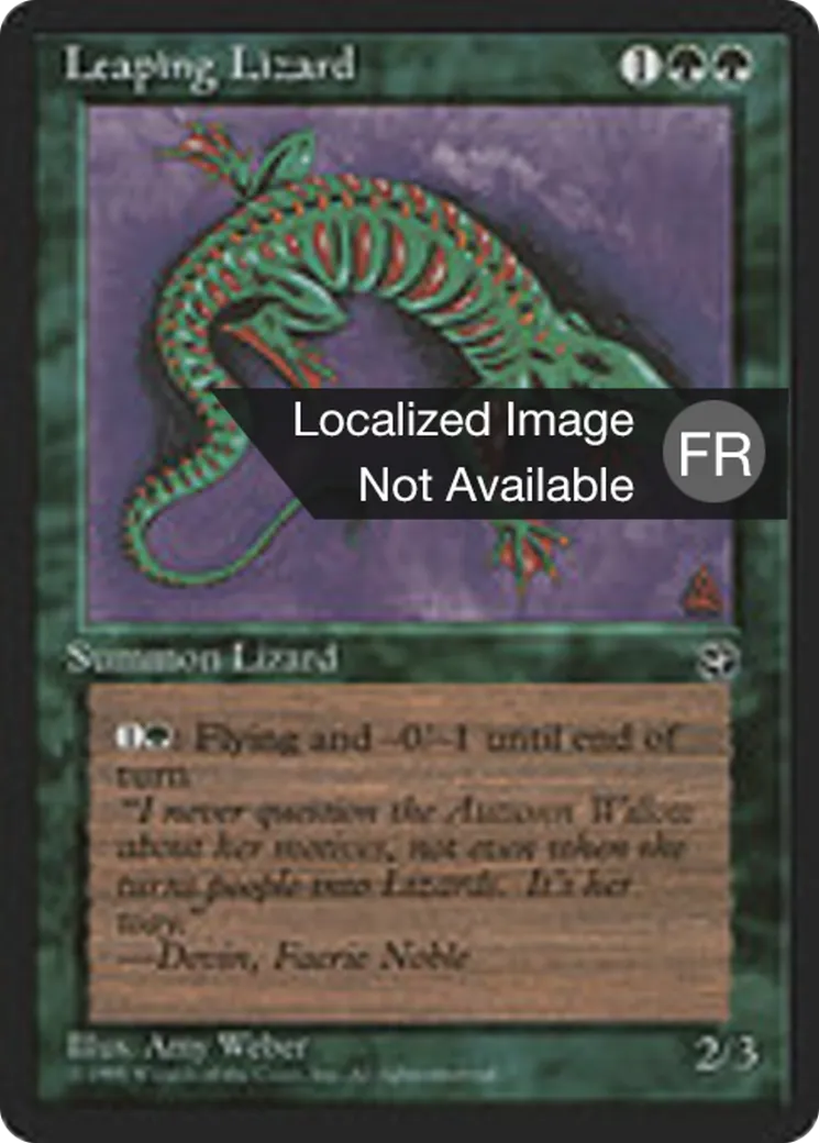 Lézard sauteur — Homelands — Magic: The Gathering