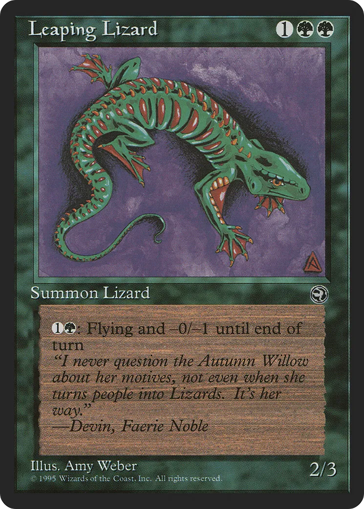 Leaping Lizard — Homelands — Magic: The Gathering