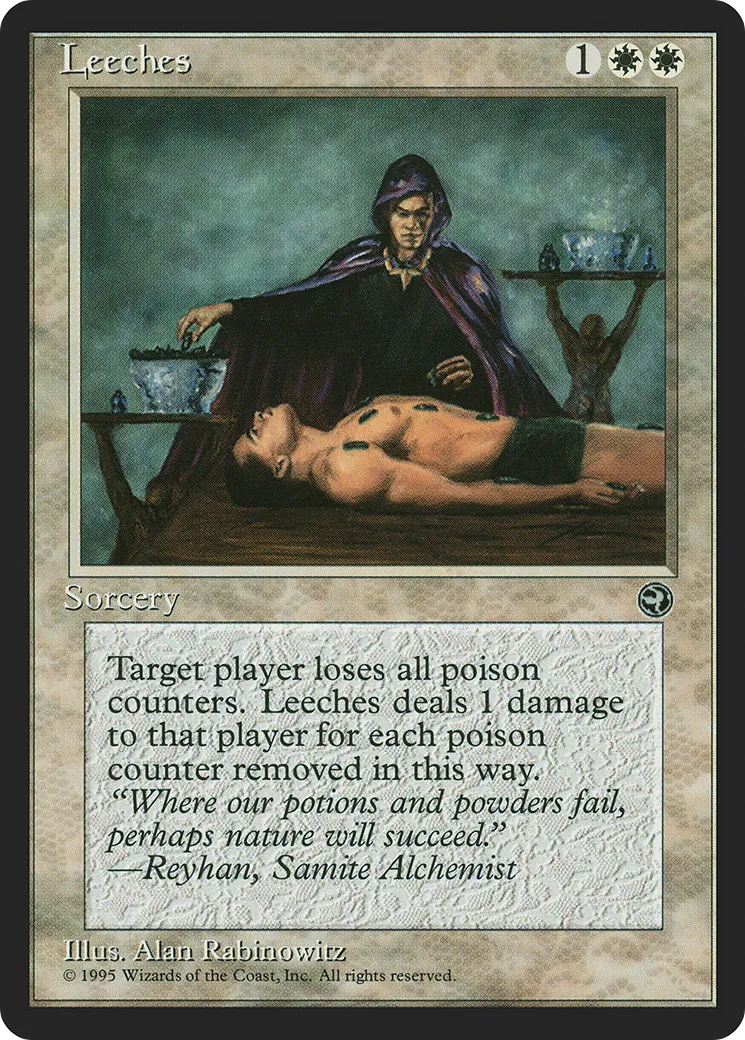 Leeches — Homelands — Magic: The Gathering