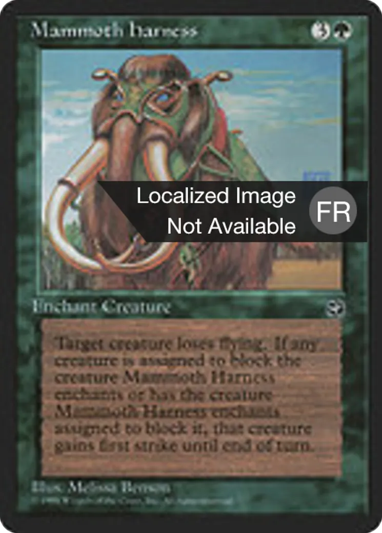 Harnachement de mammouth — Homelands — Magic: The Gathering