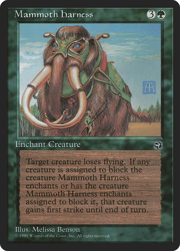 Harnachement de mammouth — Homelands — Magic: The Gathering