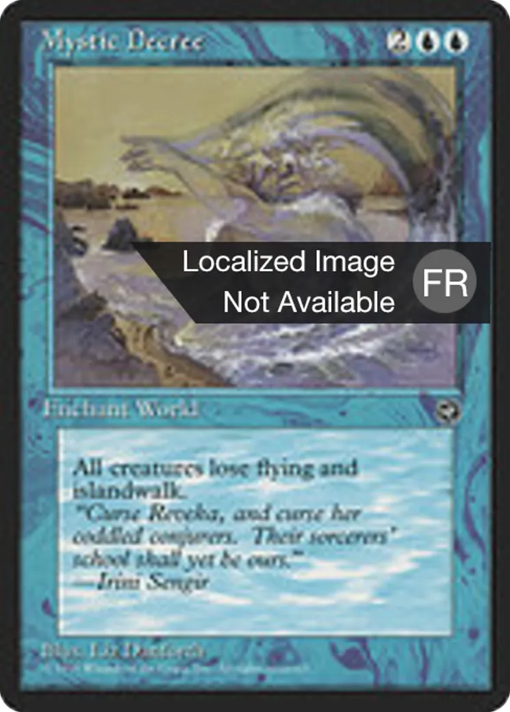 Le décret mystique — Homelands — Magic: The Gathering