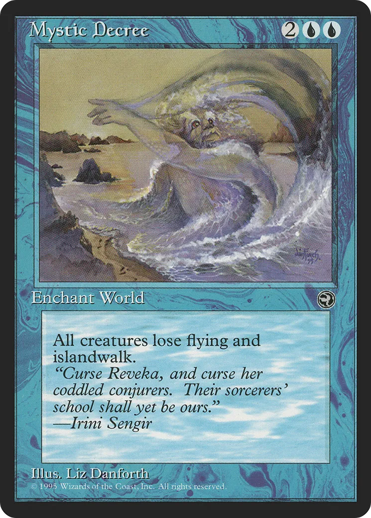 Mystic Decree — Homelands — Magic: The Gathering