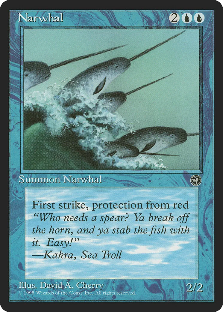 Narwhal — Homelands — Magic: The Gathering