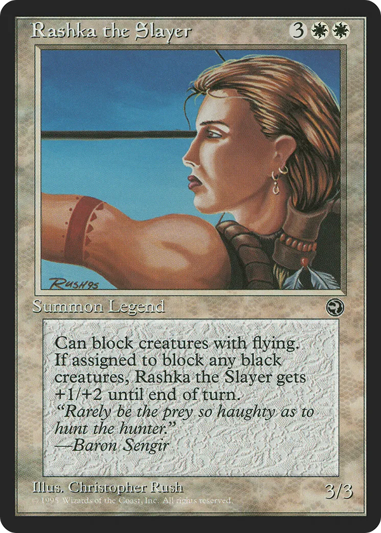Rashka the Slayer — Homelands — Magic: The Gathering