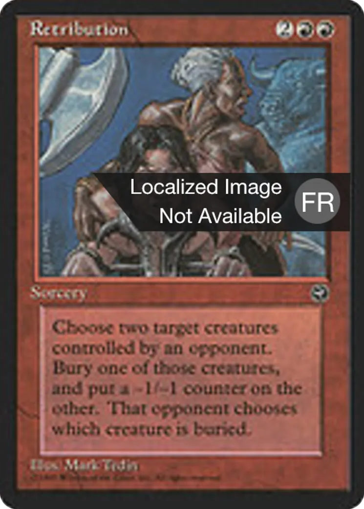 Châtiment — Homelands — Magic: The Gathering