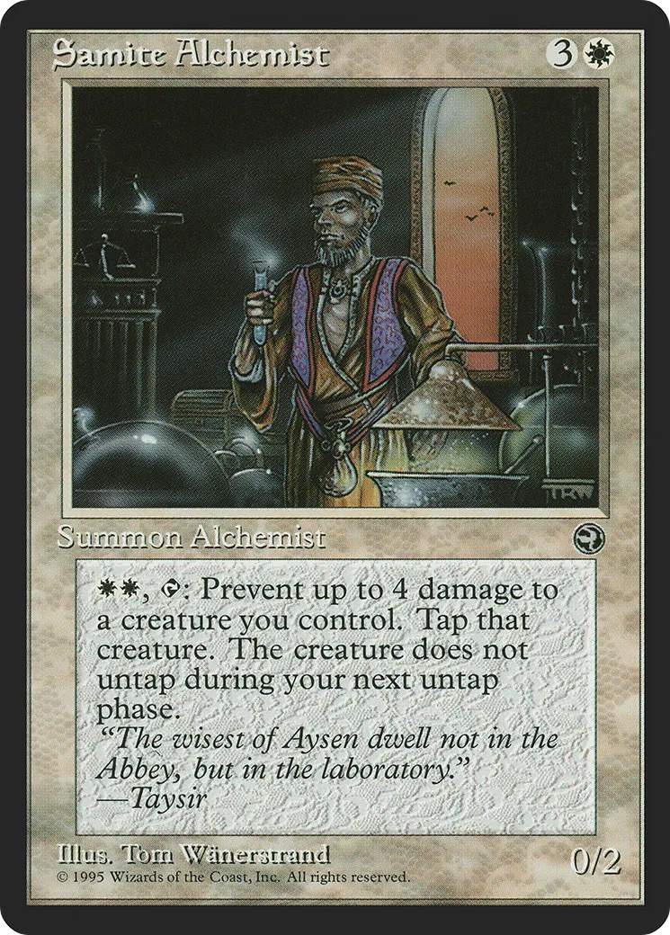 Samite Alchemist — Homelands — Magic: The Gathering