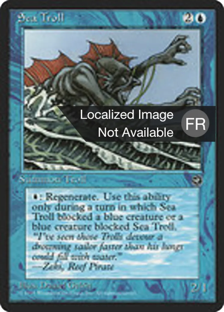 Trollesse marine — Homelands — Magic: The Gathering