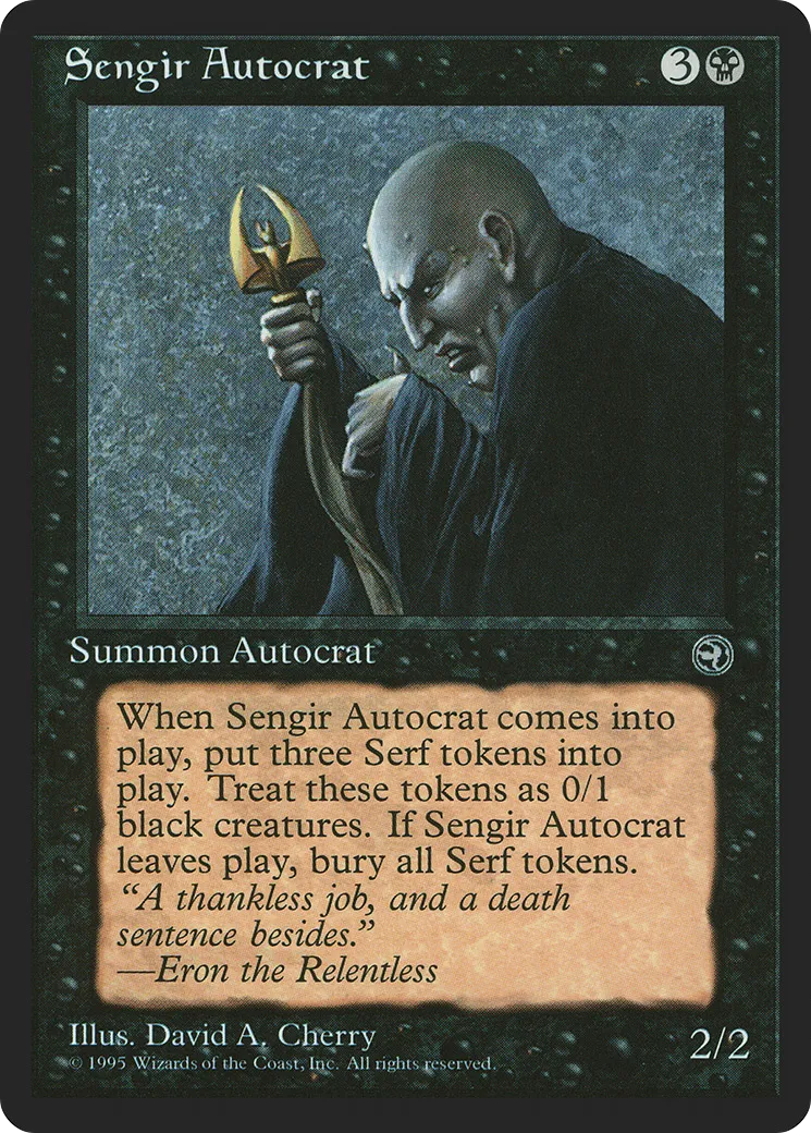 Sengir Autocrat — Homelands — Magic: The Gathering