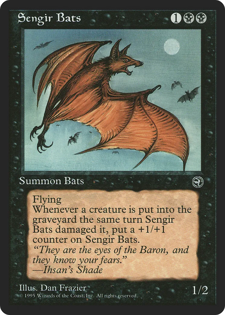 Sengir Bats — Homelands — Magic: The Gathering