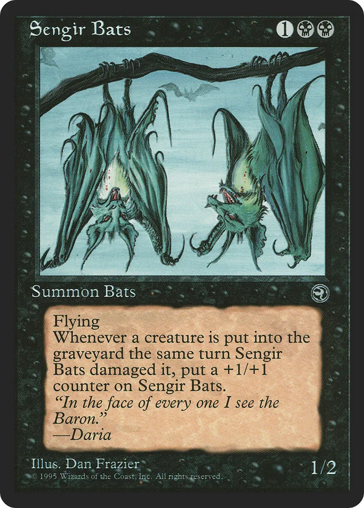 Sengir Bats — Homelands — Magic: The Gathering