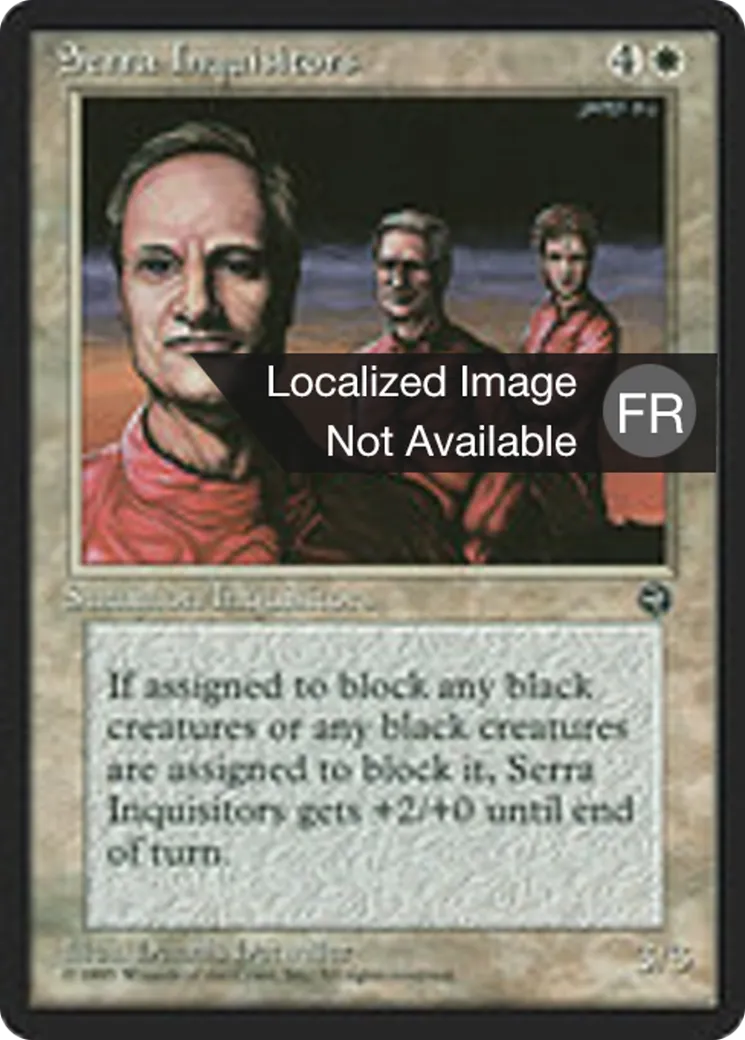 Inquisiteurs serraïtes — Homelands — Magic: The Gathering