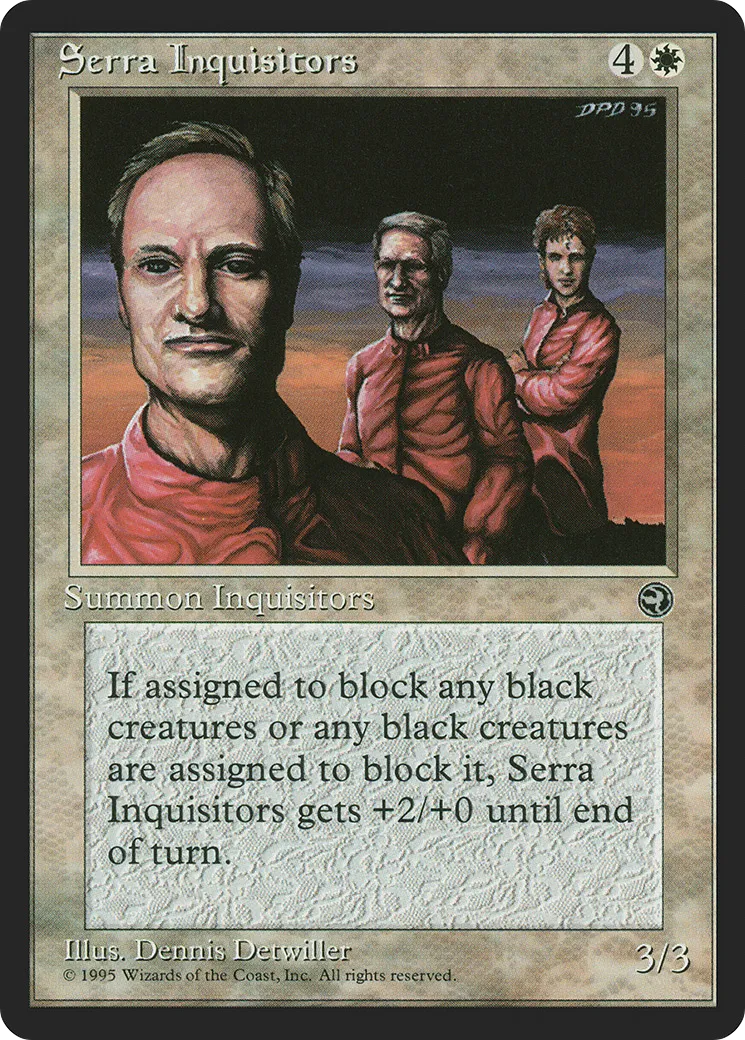 Serra Inquisitors — Homelands — Magic: The Gathering